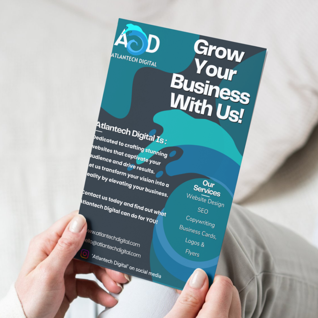 holding flyer